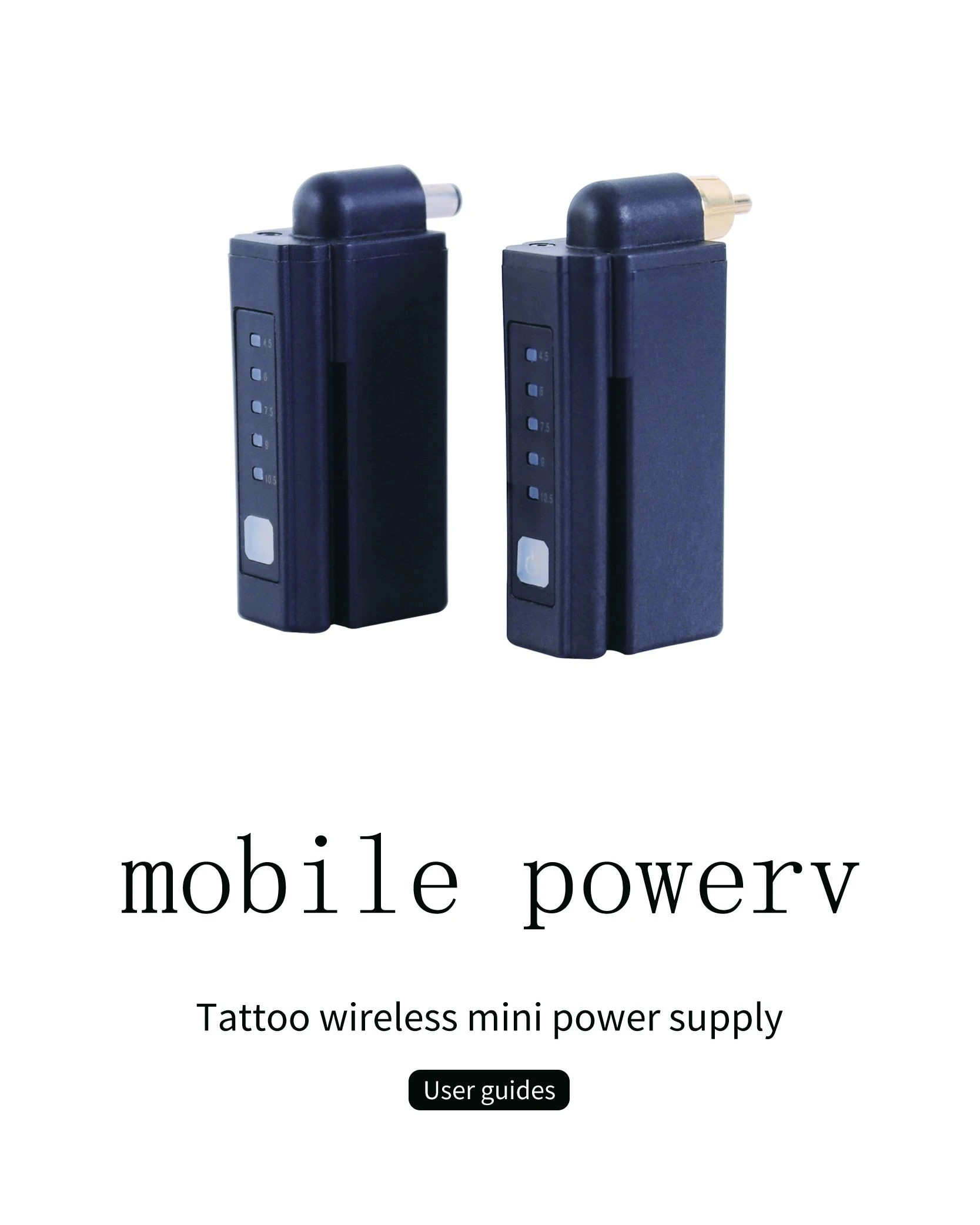 Wireless Tattoo Power Supply Pòtab Bank pouvwa pou machin Tattoo