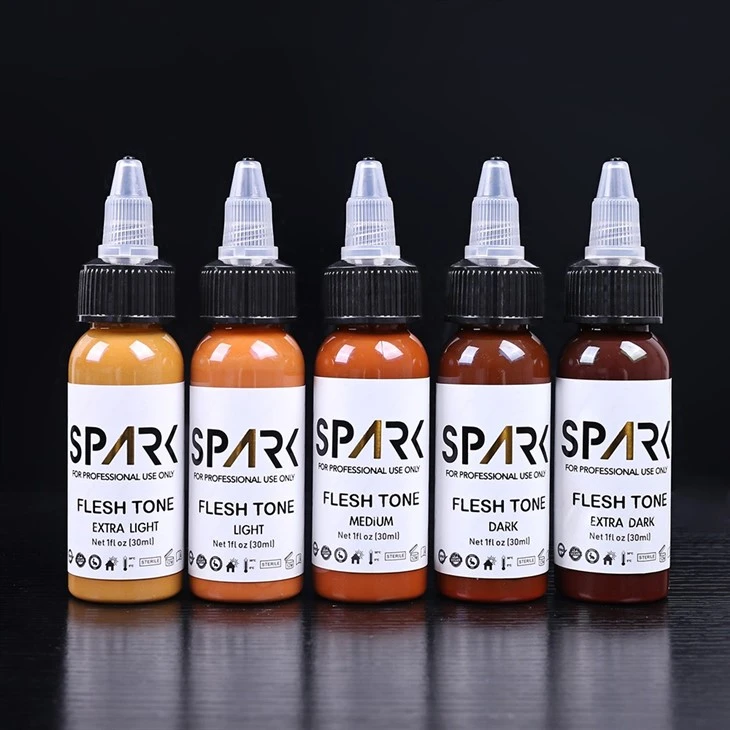 30ML Organic Flesh Tone Tattoo Ink Skin Color Set Non-Toxic Pigment suppliers