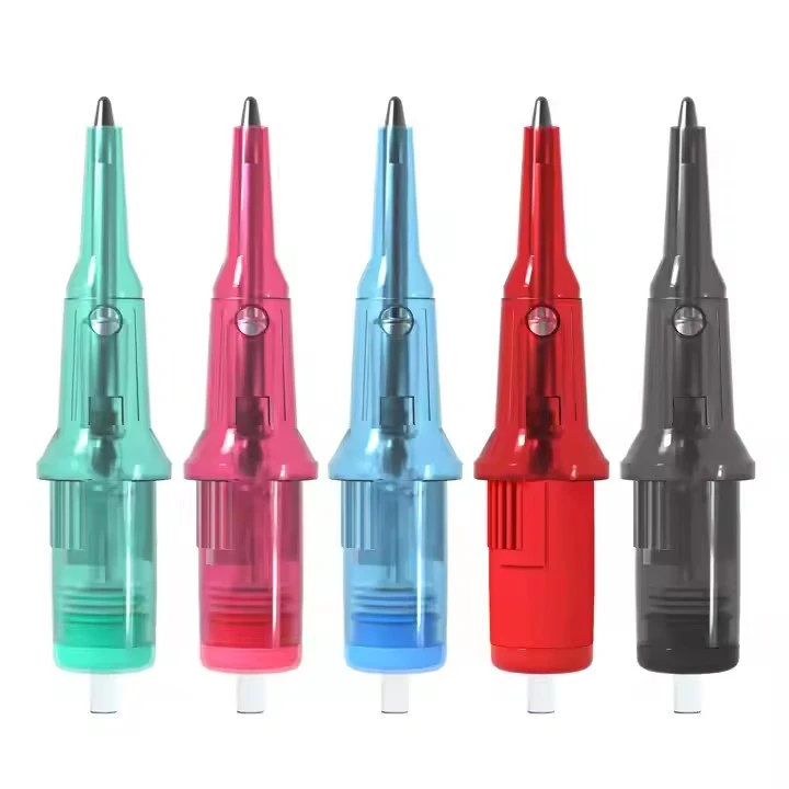 Kolore etensèl Ballpoint Custom jetab Tattoo Zegwi