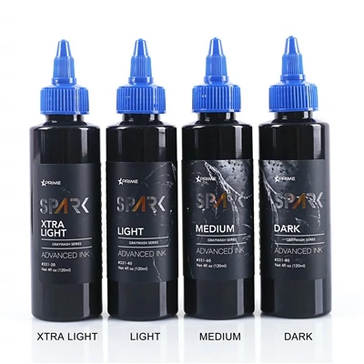 Òganik 4oz 120ml graywash makiyaj nwa tatoo lank