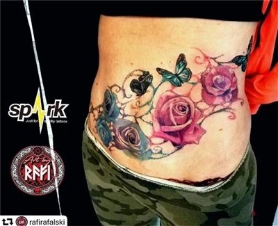 Yon tatoo yon flè