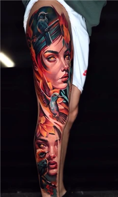 Pi gwo atis tatouage @the_bishoptattoo genyen twa onè nan konvansyon tatouaj ...