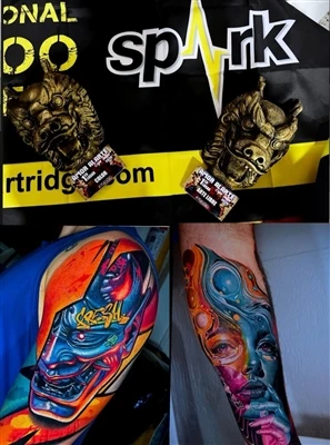 Atis SPARK @anfitriontattoo reklame doub viktwa nan Expo Tattoo Culturas 2025