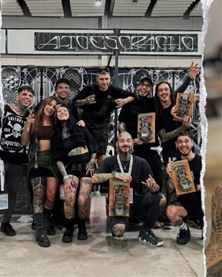 Argentine atis Nahuel Gomez asire Podium fini nan San Francisco Tattoo Konvan...