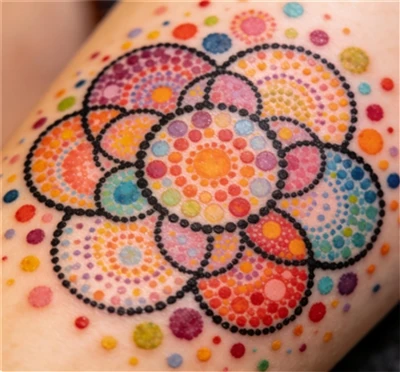 Ki sa ki se yon tatoo pointillism?