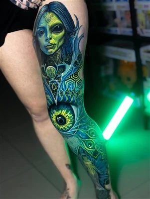 Lank tatoo SPARK pouvwa travay atistik sansasyonèl: retansyon koulè vibran kl...