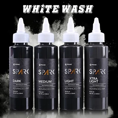 Spark Pwofesyonèl 4oz òganik klere ak long - ki dire lontan blanchi tatoo lank pou tatouan