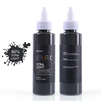 Pwofesyonèl seri 4OZ 120ml òganik long -lank tatoo blanchi ki dire lontan pou tatoo ak atizay kò