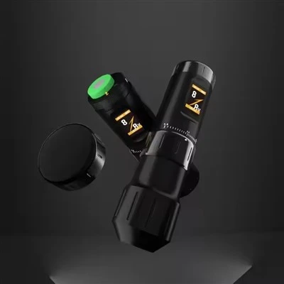 Etensèl nouvo arive doub batri Rotary elektrik tatoo plim rechargeable ekipman atizay kò reglabl konjesyon serebral pèmanan elektrik