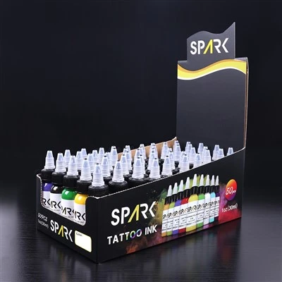 Etensèl òganik 0.5 oz vit sèk long ki dire lontan konsepsyon tatoo lank pigman makiyaj pèmanan pou atizay kò
