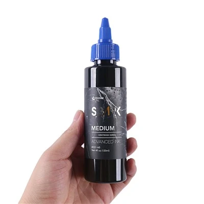 Spark120ml gri tatoo lank kò atizay kò twous pwofesyonèl makiyaj founiti tatoo
