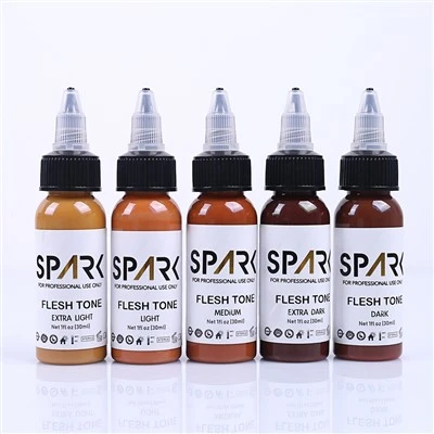 Etensèl tatoo lank pwofesyonèl 1 oz po ton tatouan lank pou koulè pòtrè kò po ton koulè tatoo twous