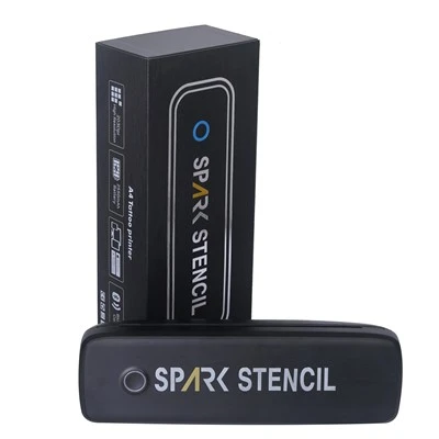 Etensèl tanporè pòtab segondè efikasite san fil bluetooth enprimant tatoo pou kò atizay papye materyèl