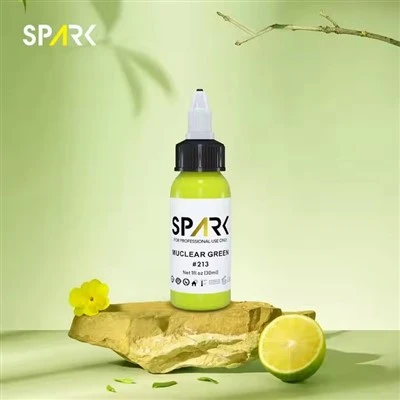 Etensèl 0.5oz long - ki dire lontan koloran klere dlo koulè - ki baze sou vibran koulè tatoo lank pou atizay kò