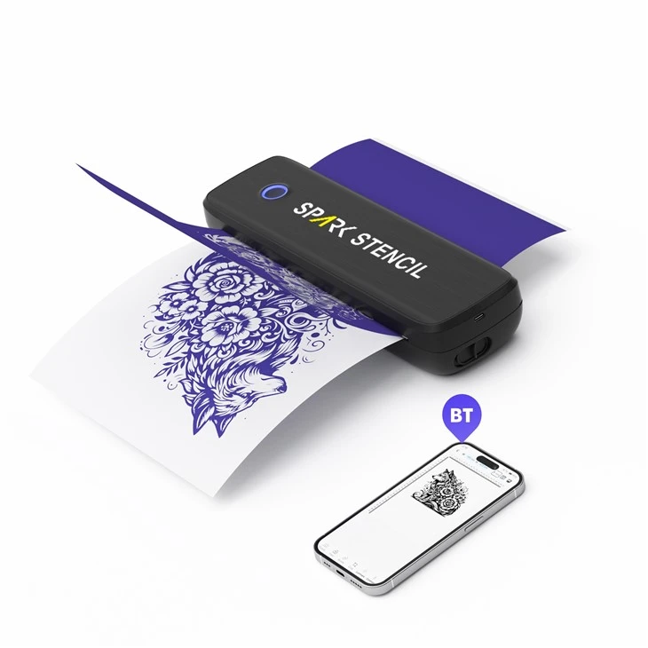 Wireless Bluetooth Temporary Tattoo Transfer Machine Stencil Type suppliers