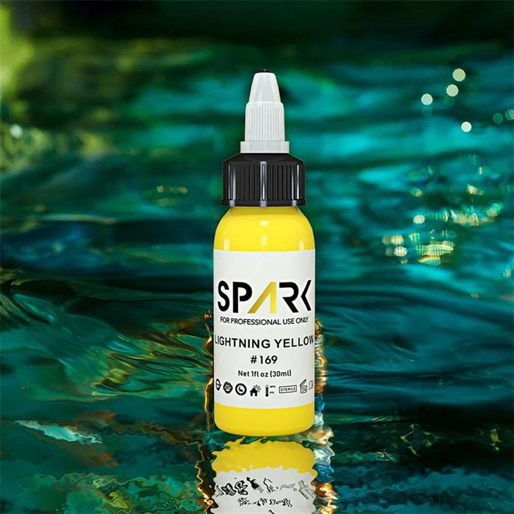 25 Koulè Set Tattoo Ink Spark Tattoo Ink Set Pigman Pwofesyonèl
