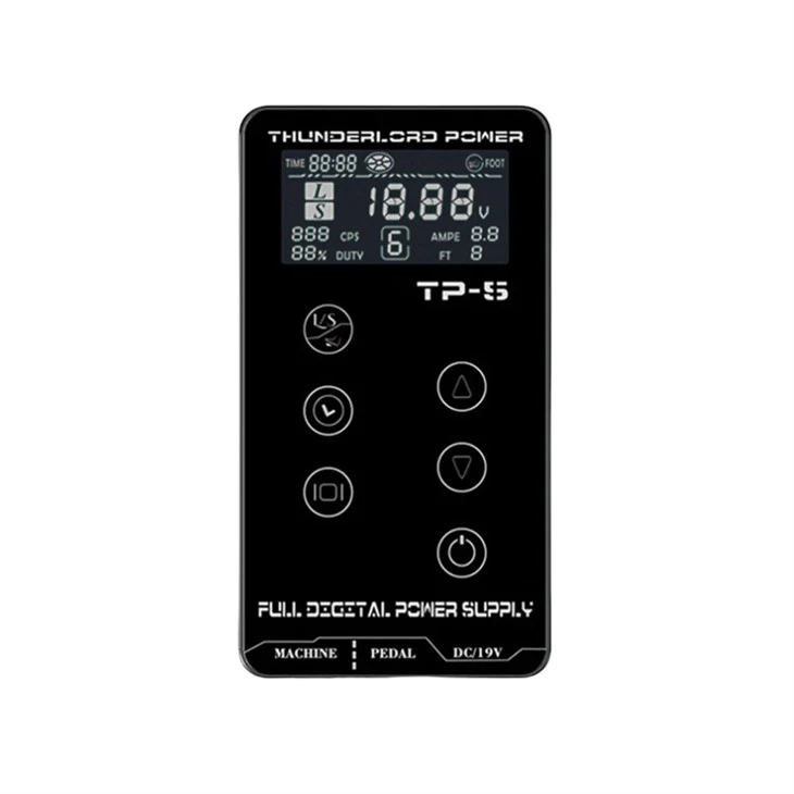 3-18V LCD Elektrik Power Supply Tattoo Digital