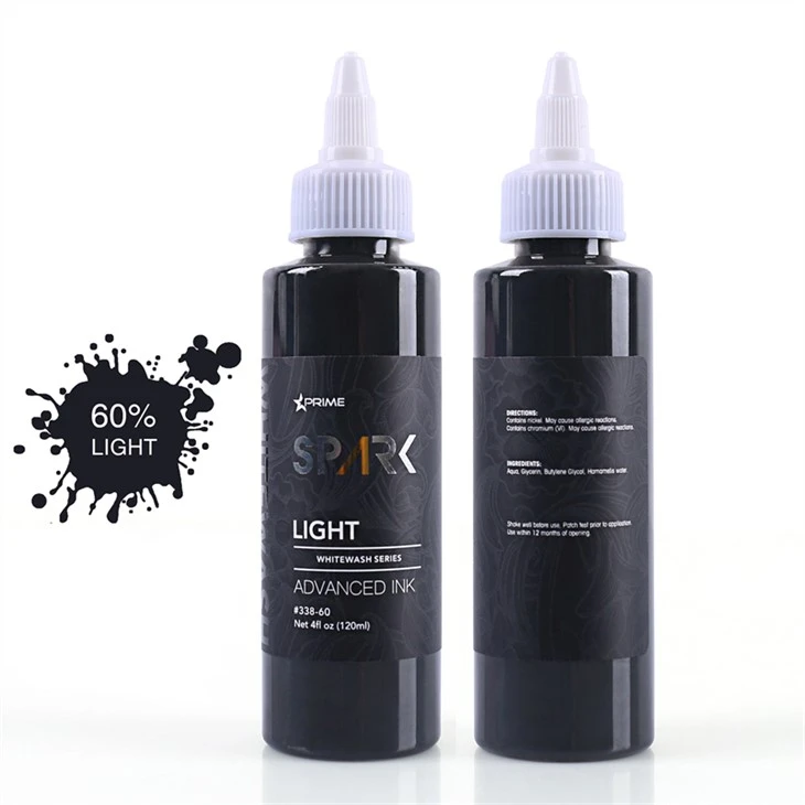 Mechanste-gratis Tattoo Ink Set Vegan White Wash Set Spark Tattoo Ink