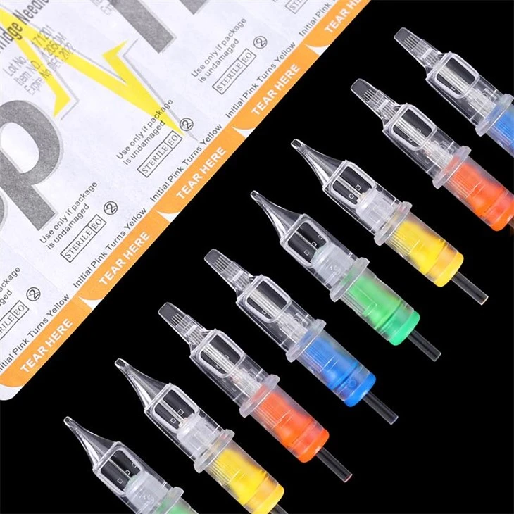 Aksepte Customized Tattoo Needle Cartridge 20 Pcs Tatooing Needles