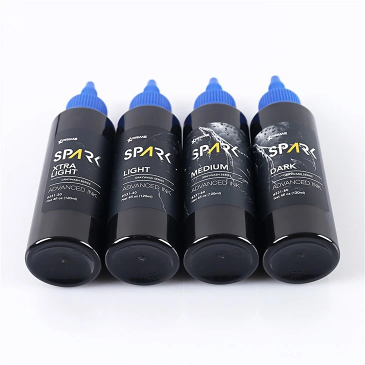 Grey Wash Spark High Quality Tattoo Ink Tattoo Ink Set Pwofesyonèl