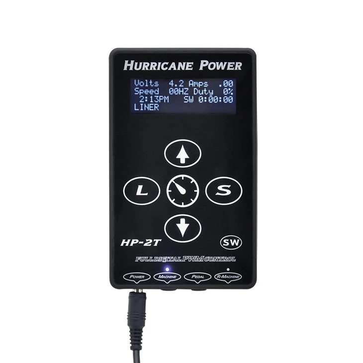 Men Touch Tattoo Power Supply Digital LCD Tattoo Pwodwi pou