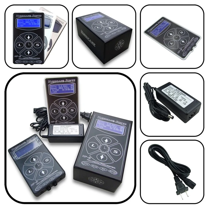 Power Supply Tattoo dijital pou machin Tattoo Power Supply Tattoo