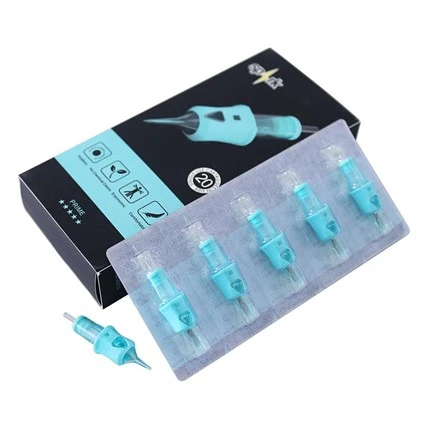 Pi bon kalite Tattoo Needle Cartridge Needles Tattoo Pou Atizay Kò