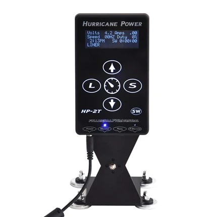 Siklòn Tattoo Machine Power Supply Pwofesyonèl Double Tattoo Power Supply