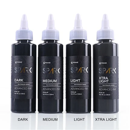Leadfree Tattoo Ink White Wash Set Spark Tattoo Ink