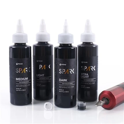 Spark Tattoo Ink Vegan Tattoo Ink White Wash Set