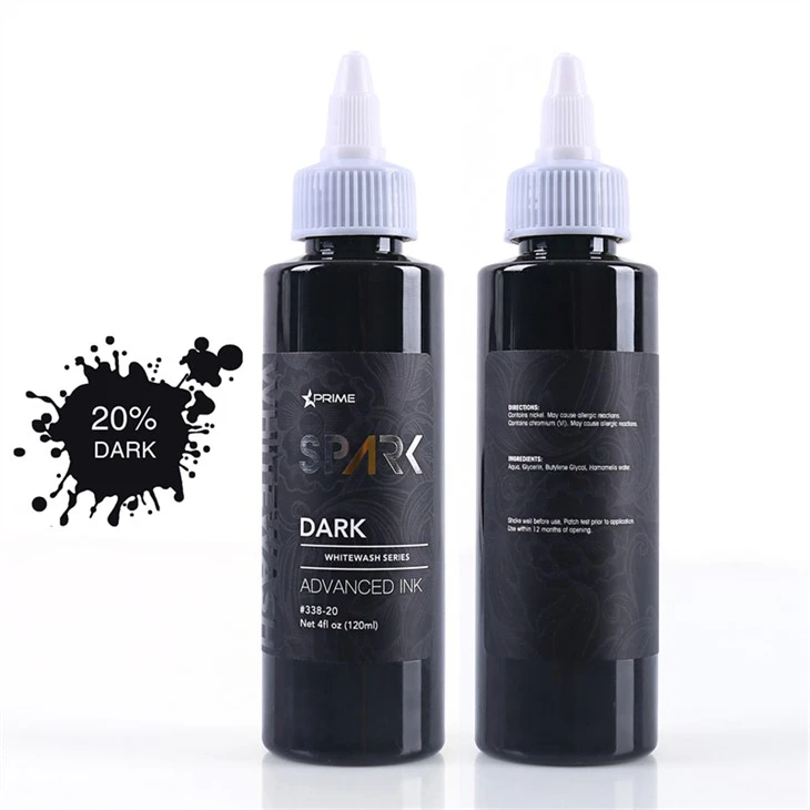 Tattoo Ink Set Pwofesyonèl White Wash Set Spark Tattoo Ink