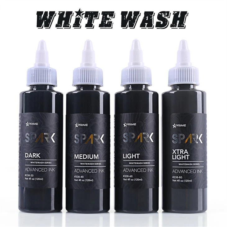 Lank Tattoo nan Bulk White Wash Set Spark Tattoo Ink