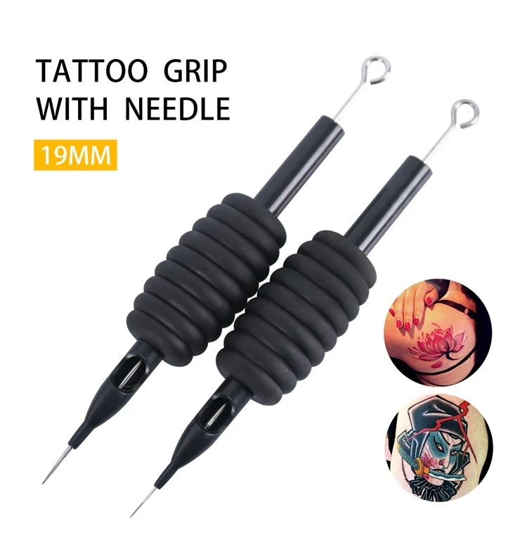 Esterilize Tattoo Tib 25mm jetab plastik Tattoo Grips