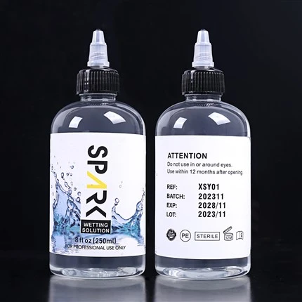 Mechanste-gratis 240ML 8OZ Spark Tattoo Mouillage Solisyon Spark Tattoo Melanje Solisyon Spark Tattoo Lank