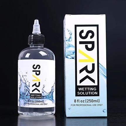 Pwofesyonèl 240ML 8OZ Spark Tattoo mouillage solisyon Spark Tattoo Melanje solisyon Spark Tattoo lank